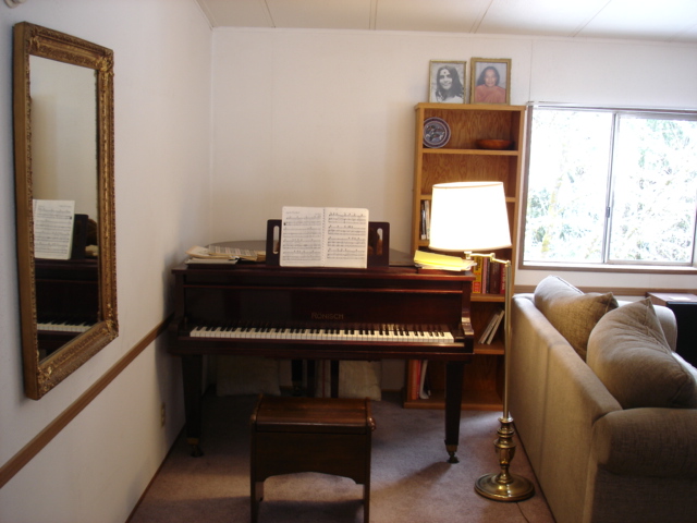 Piano to left of last photo. . .